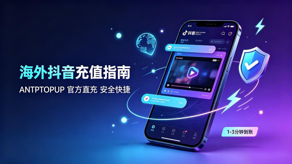 人在海外怎么充值抖音？留学生必备的抖币充值与 PayPal 支付指南